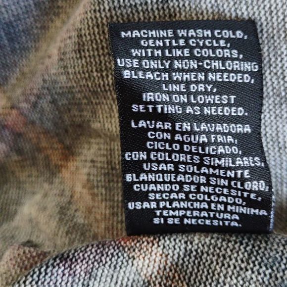 Madison Leigh Plaid‎ Ruffle Shoulder 3/4 Sleeve Swing Dress Sz L - Picture 12 of 12